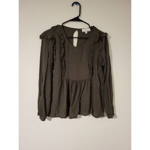 Braeve Women's Ruffled Long Sleeve Blouse